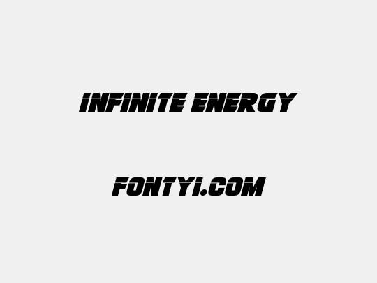 Infinite Energy