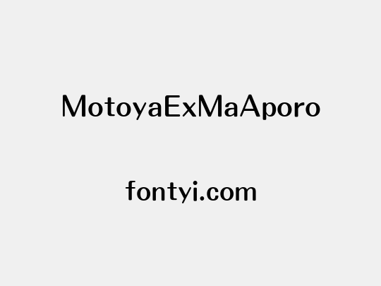 MotoyaExMaAporo