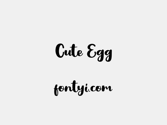 Cute Egg