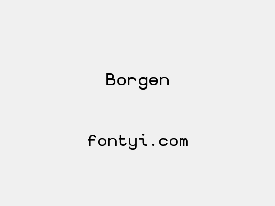 Borgen