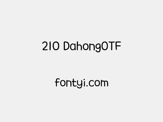 210 DahongOTF