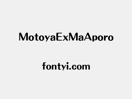 MotoyaExMaAporo