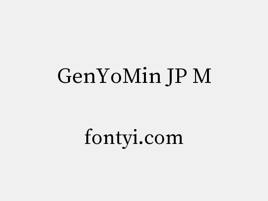 GenYoMin JP M