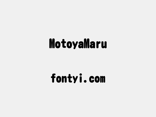 MotoyaMaru