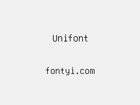 Unifont