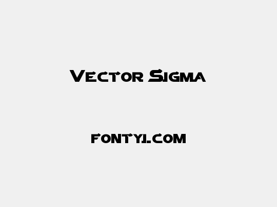 Vector Sigma