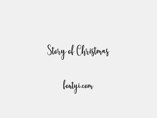 Story of Christmas