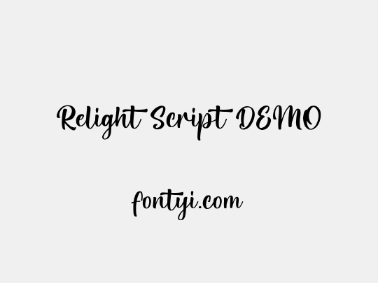 Relight Script DEMO