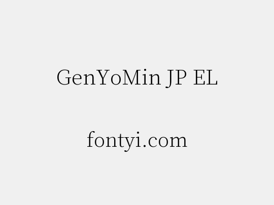 GenYoMin JP EL