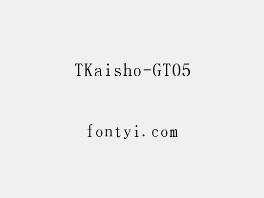 TKaisho-GT05