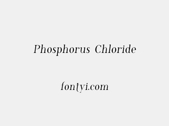 Phosphorus Chloride