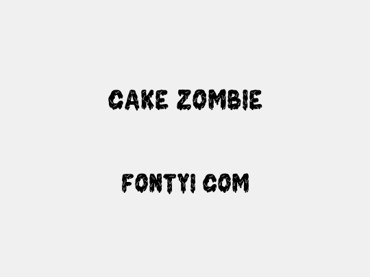 Cake Zombie