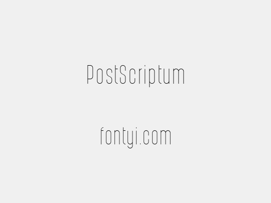 PostScriptum