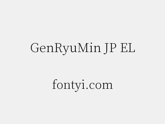 GenRyuMin JP EL