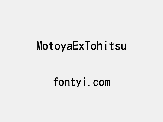 MotoyaExTohitsu