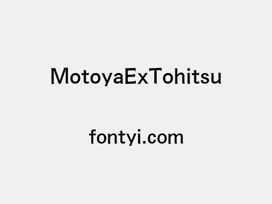 MotoyaExTohitsu