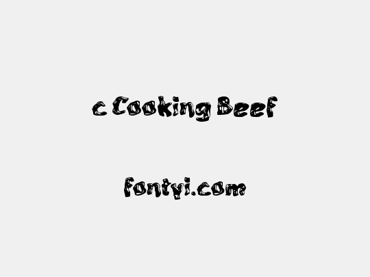 c Cooking Beef