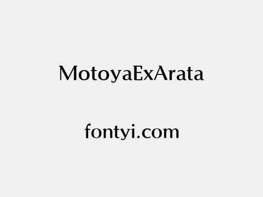 MotoyaExArata