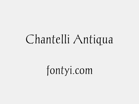 Chantelli Antiqua