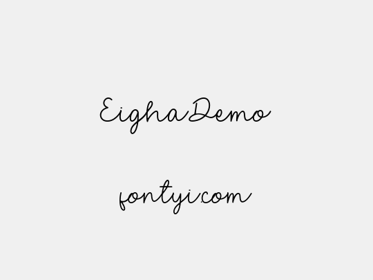 Eigha Demo