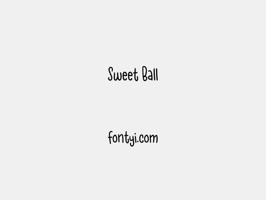 Sweet Ball