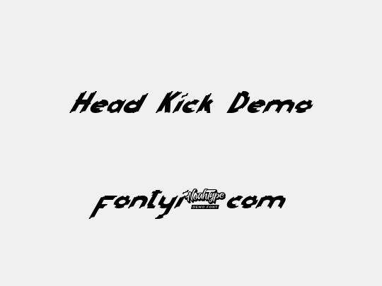 Head Kick Demo