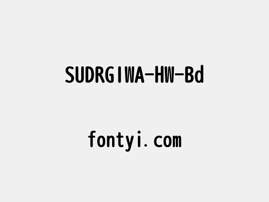 SUDRGIWA-HW-Bd