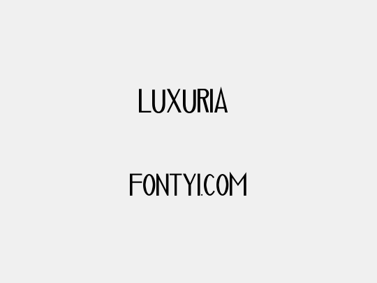 Luxuria 