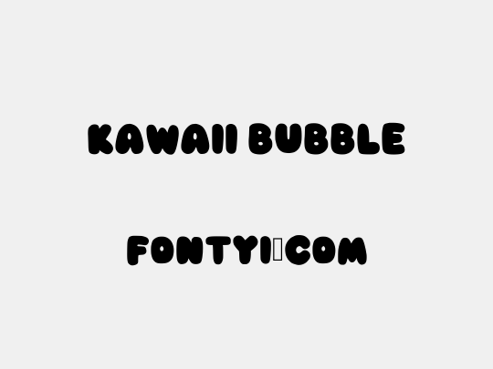 Kawaii Bubble