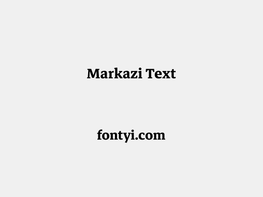 Markazi Text