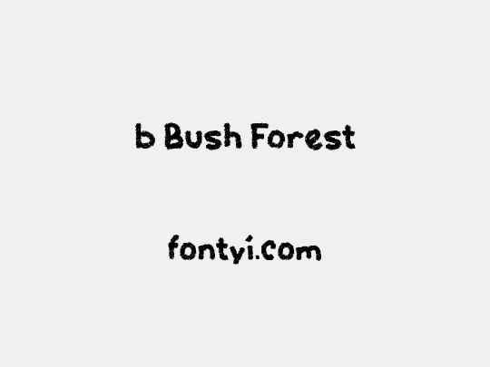 B Bush Forest - 字易网