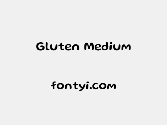 Gluten Medium