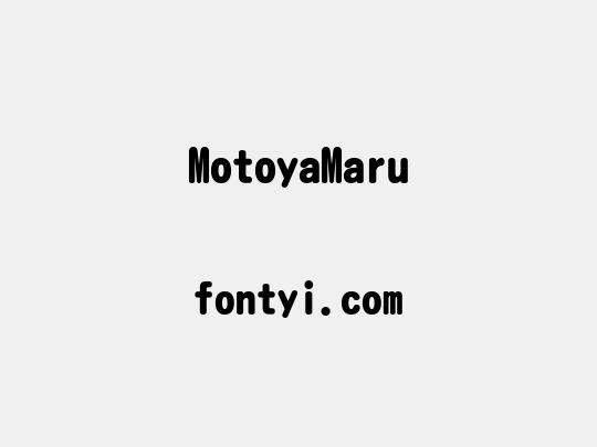 MotoyaMaru