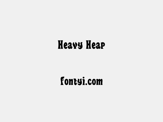 Heavy Heap