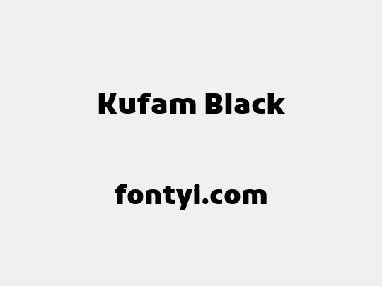 Kufam Black