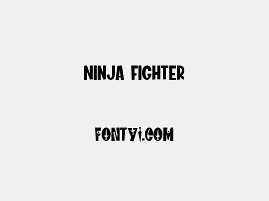 NINJA FIGHTER