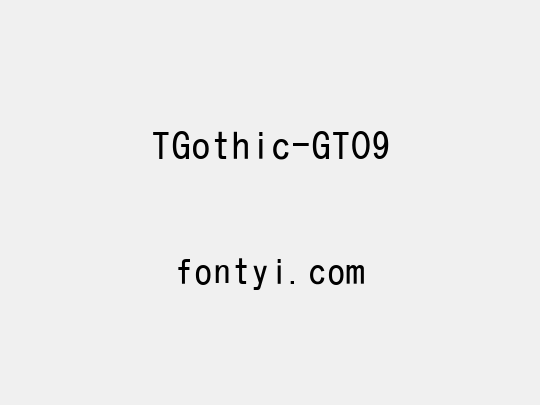 TGothic-GT09