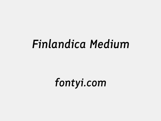 Finlandica Medium