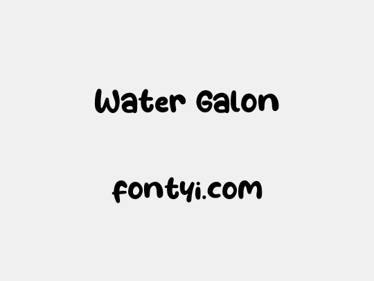 Water Galon