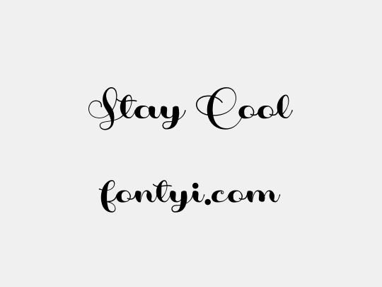 Stay Cool