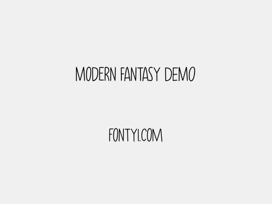 Modern Fantasy DEMO