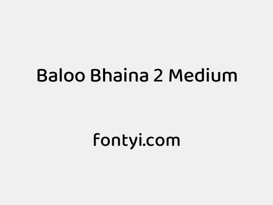 Baloo Bhaina 2 Medium