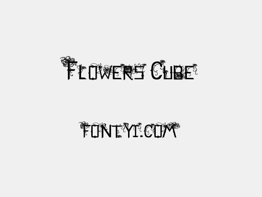 Flowers Cube