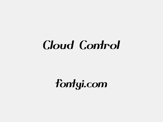 Cloud Control