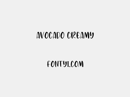 Avocado Creamy