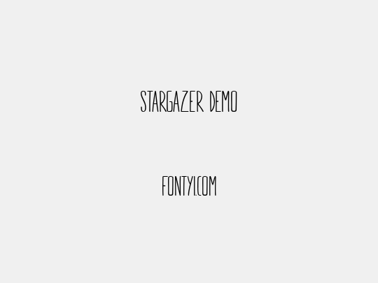 STARGAZER demo