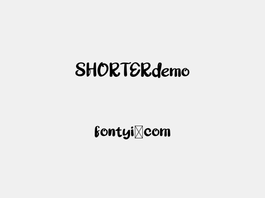 SHORTERdemo