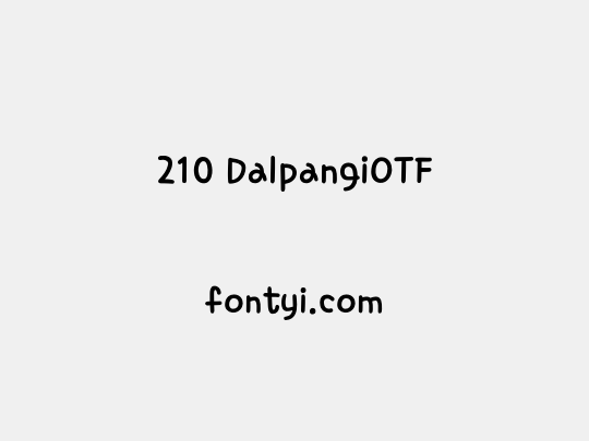 210 DalpangiOTF