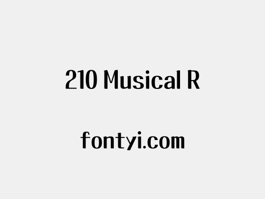 210 Musical R