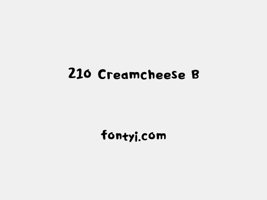 210 Creamcheese B